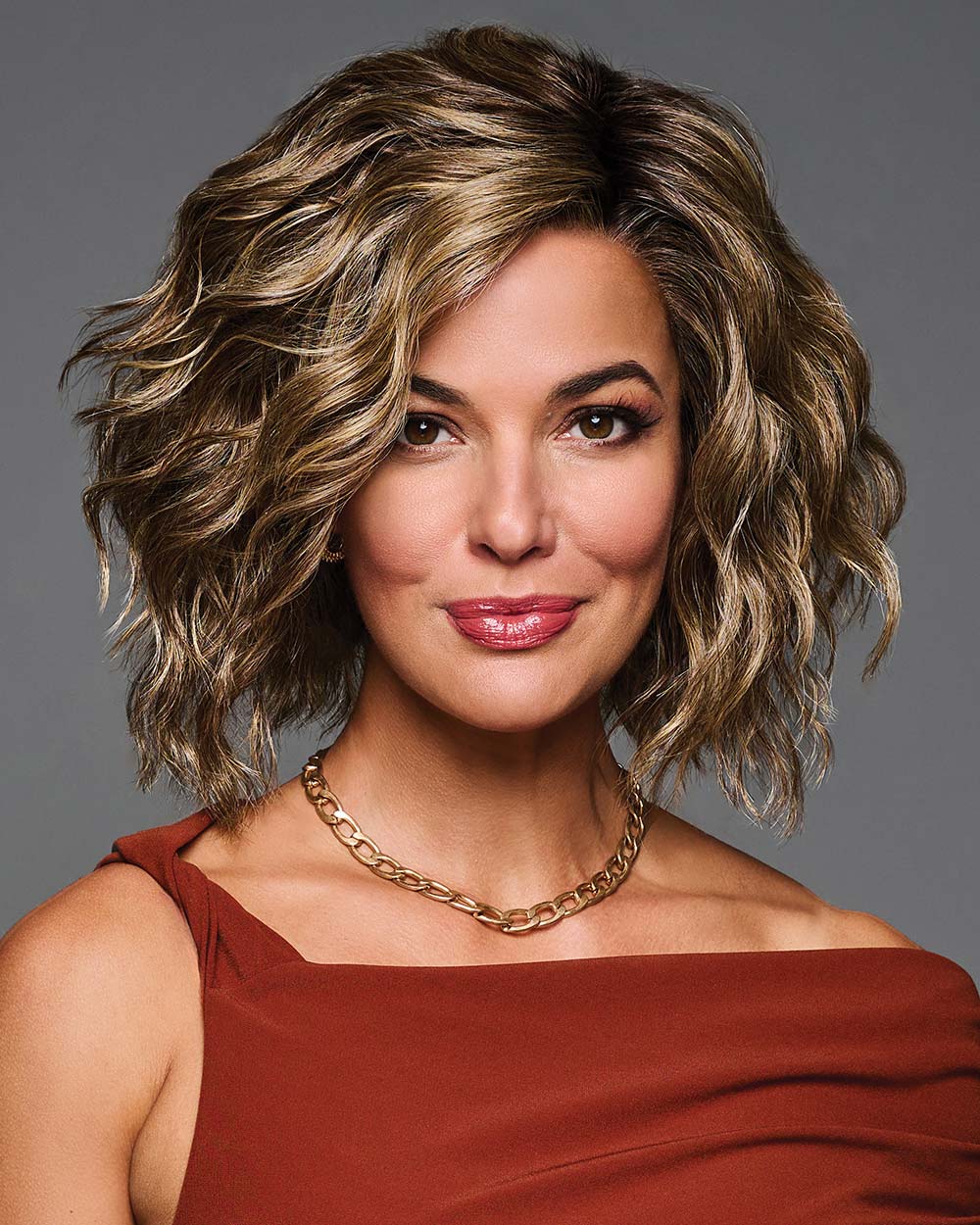 Beaming Beauty Lace Front Monofilament Part Synthetic Wig by