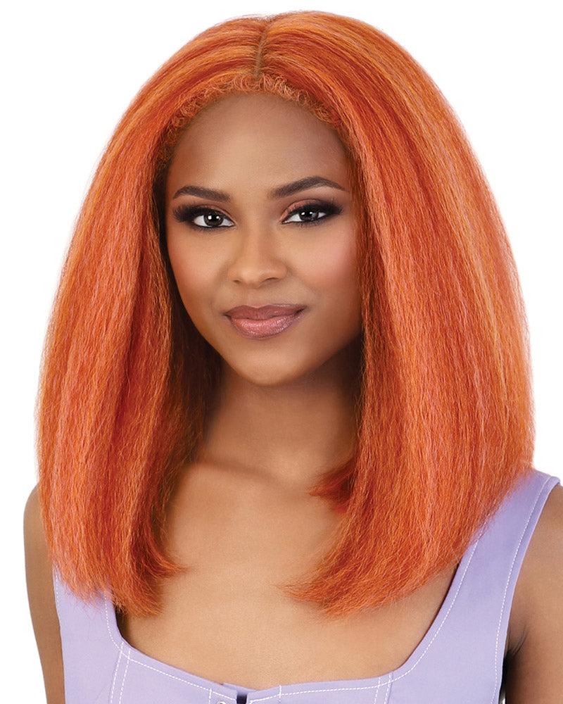 HBL 134Zoa Lace Front Human Hair Blend Wig by Motown Tress