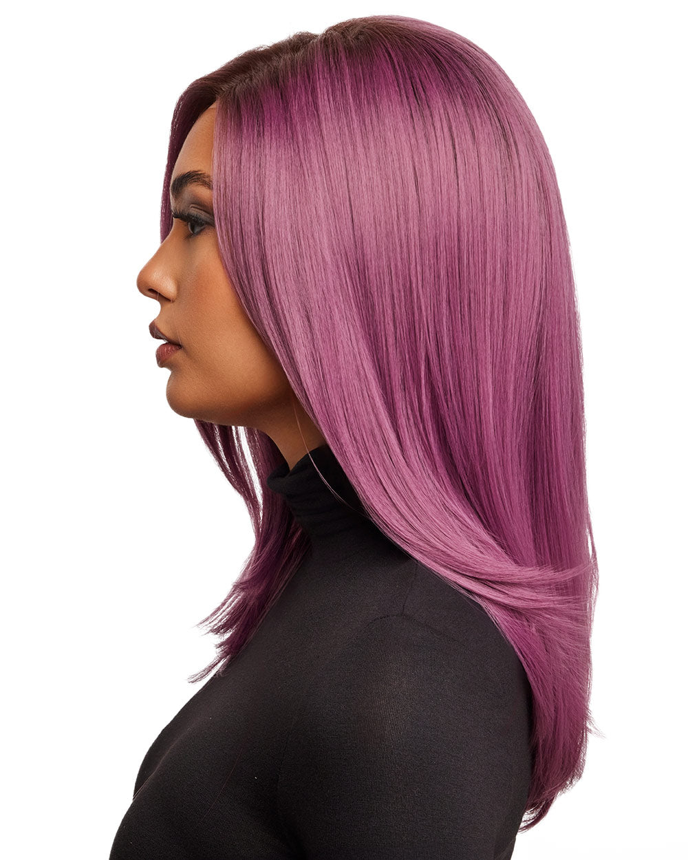 Cosmo Sleek Lace Front Monofilament Part Synthetic Wig by Rene