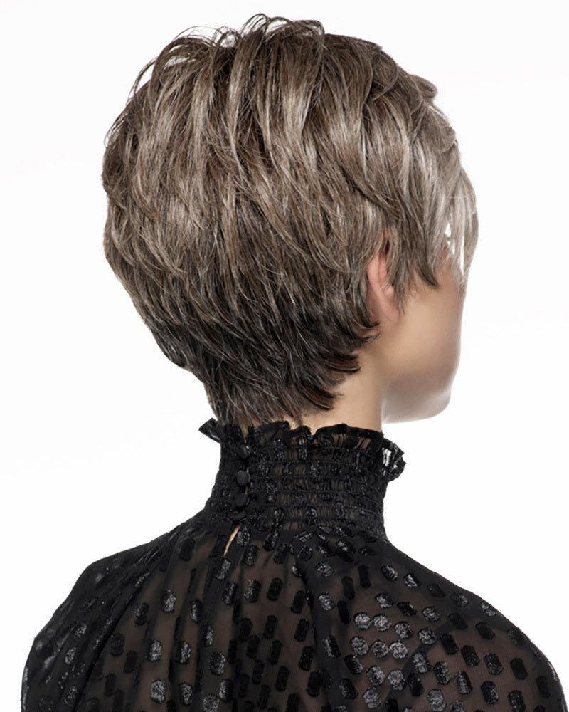 Chopped Pixie Lace Front Monofilament Top Synthetic Wig by