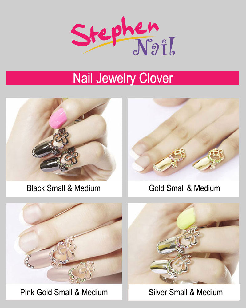 Nail Jewelry Clover (M-Gold)