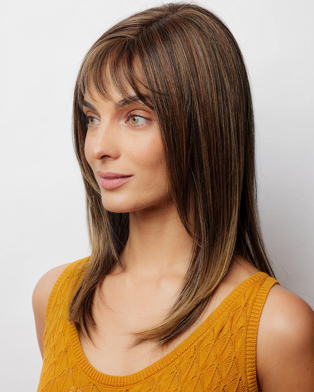 Arden Lace Front Monofilament Top Synthetic Wig by Amore Best