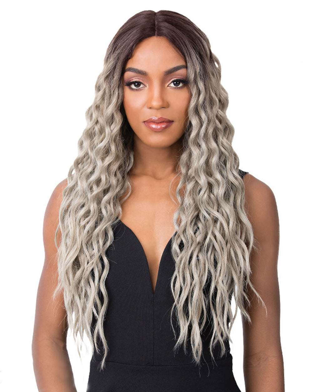 Swiss Lace Sunflower Lace Front Lace Part Synthetic Wig by