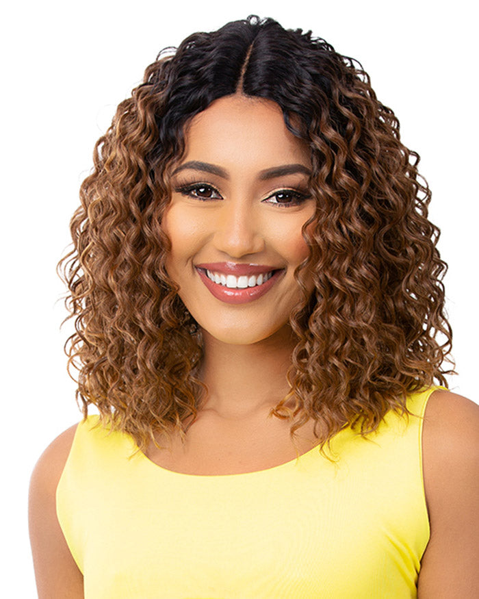 HD Lace Finley Lace Front Lace Part Synthetic Wig by It s a Wig